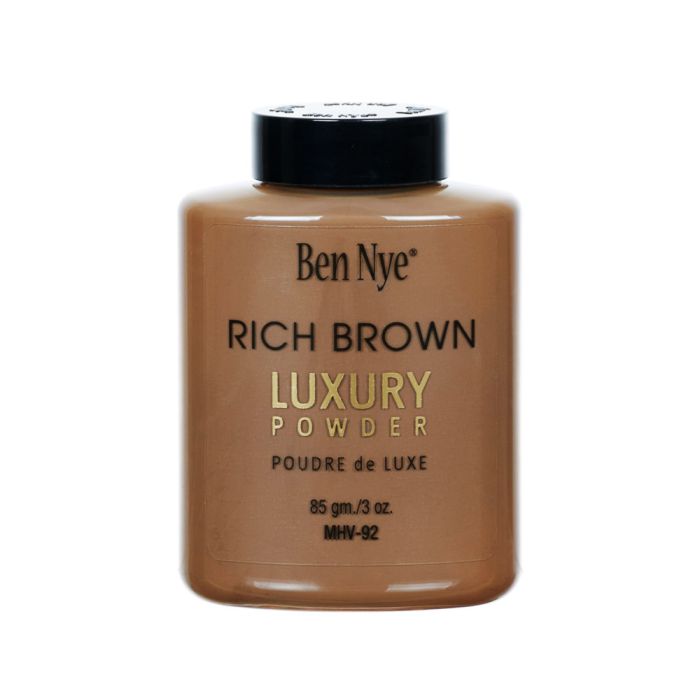 Ben Nye Luxury Powder Rich Brown 3oz Shaker – Make Up Or Break Up