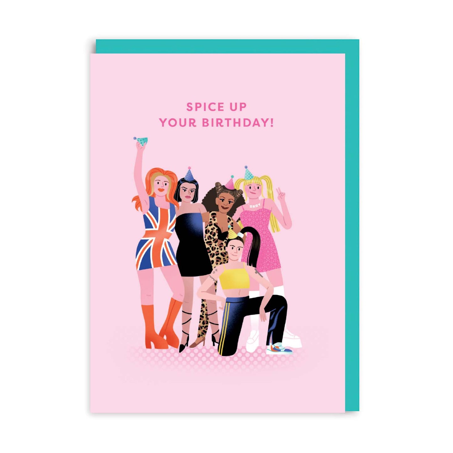 Spice Up Your Birthday (Spice Girls) - Greetings Card