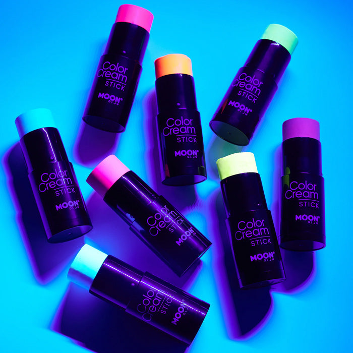Moon Neon UV ColorCream Paint Sticks - Intense Yellow