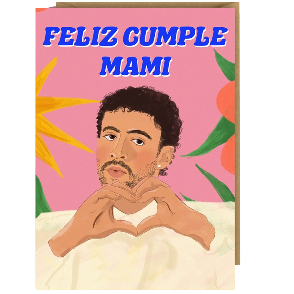Bad Bunny - Feliz Cumple Mami Birthday Card