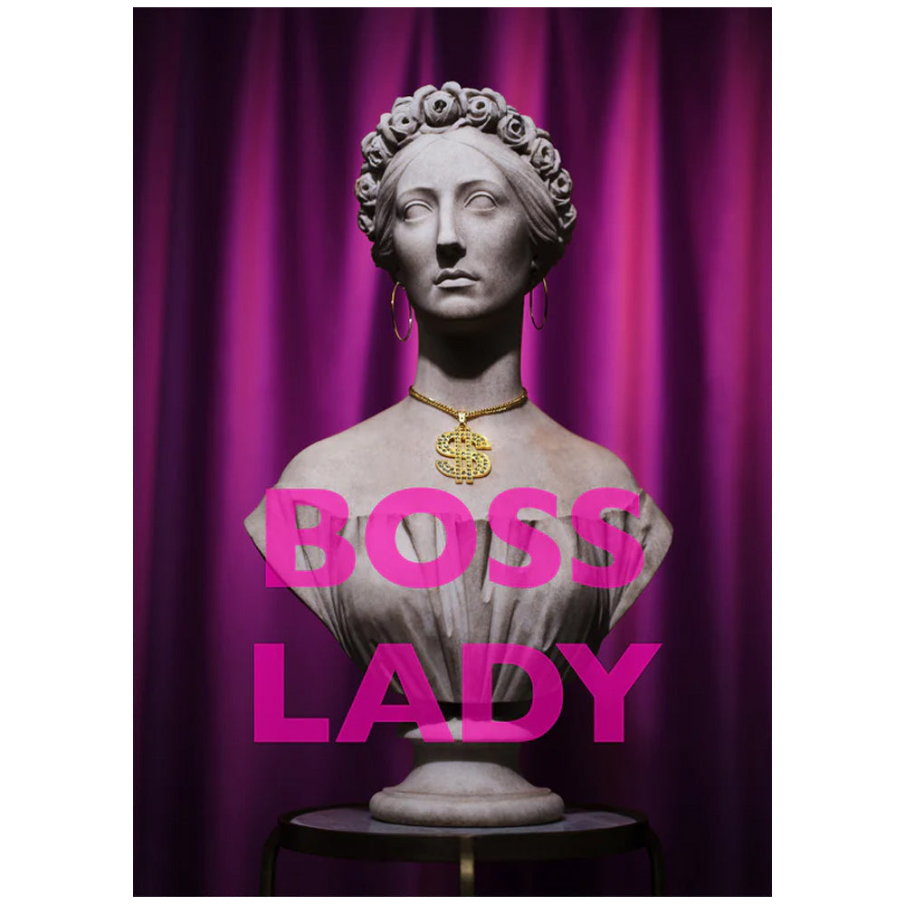 Ornament Art Greetings Card - Boss Lady