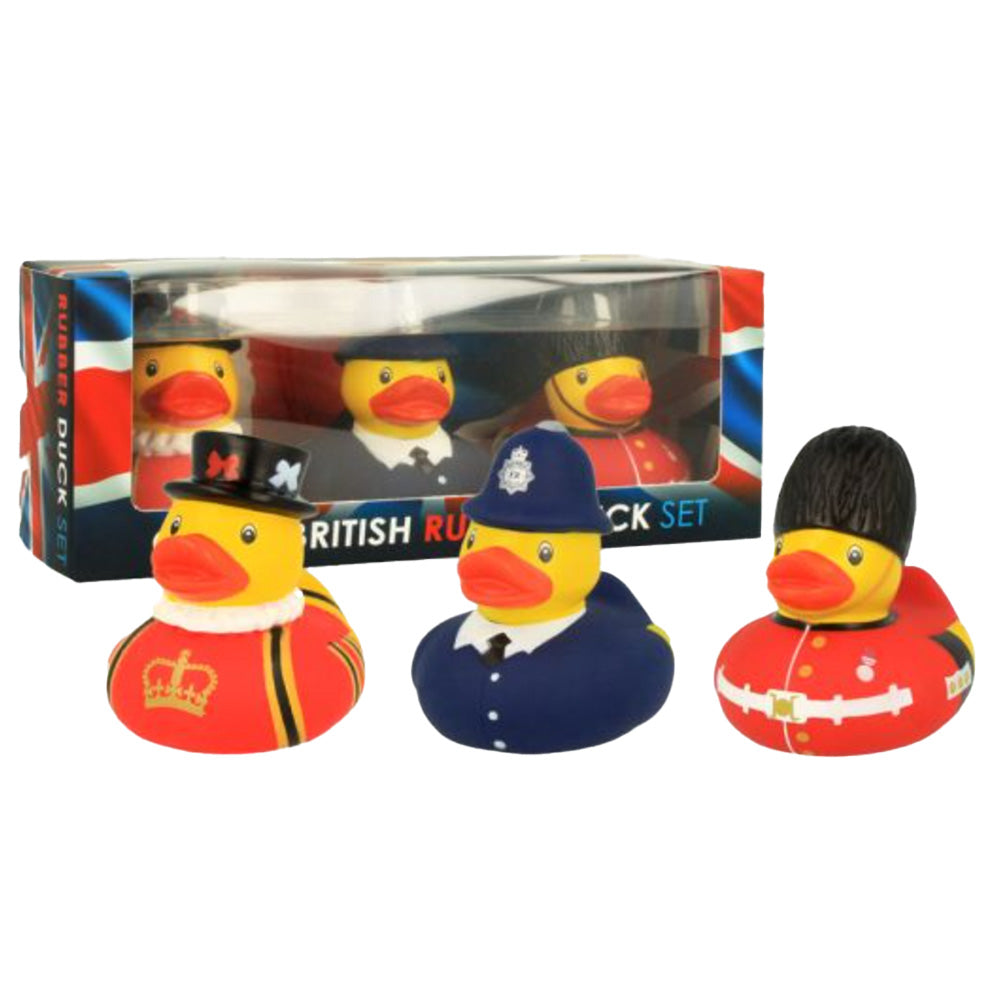 Great British Rubber Ducks 3 Set - Beefeater, Policeman & Royal Guard