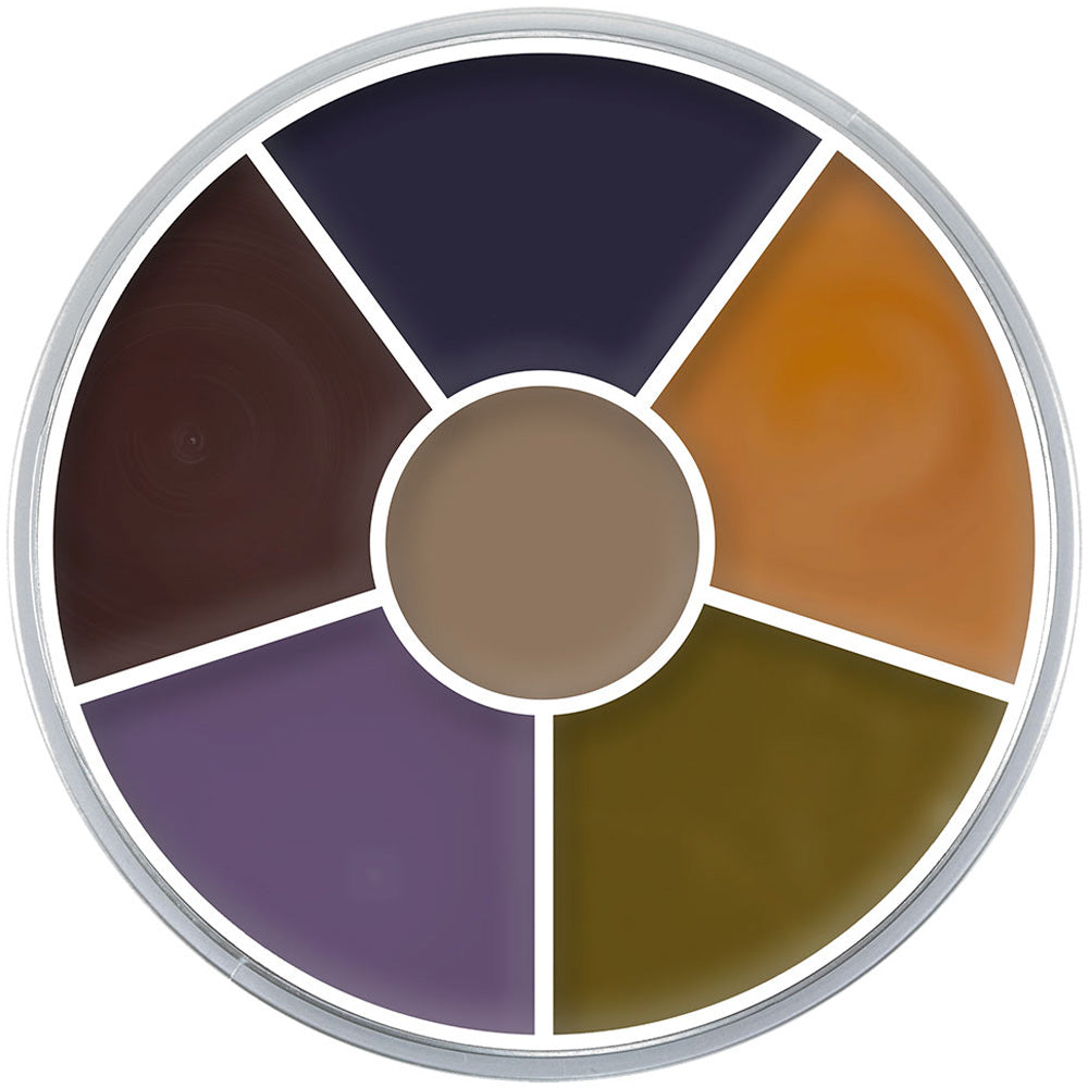 Kryolan Cream Colour Circle Wheel 30g - Bruise