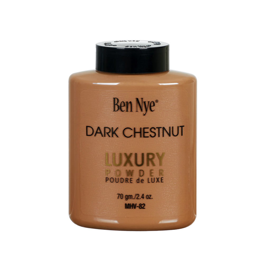 Ben Nye Luxury Powder Dark Chestnut 3oz Shaker