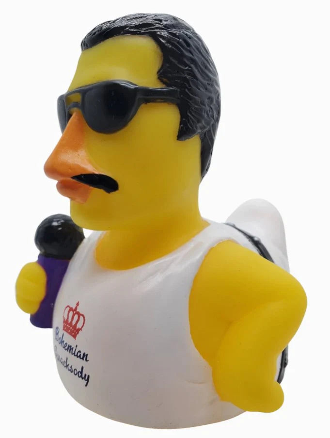 CelebriDucks - Bohemian Quacksody / Freddie Mercury Boxed Rubber Duck