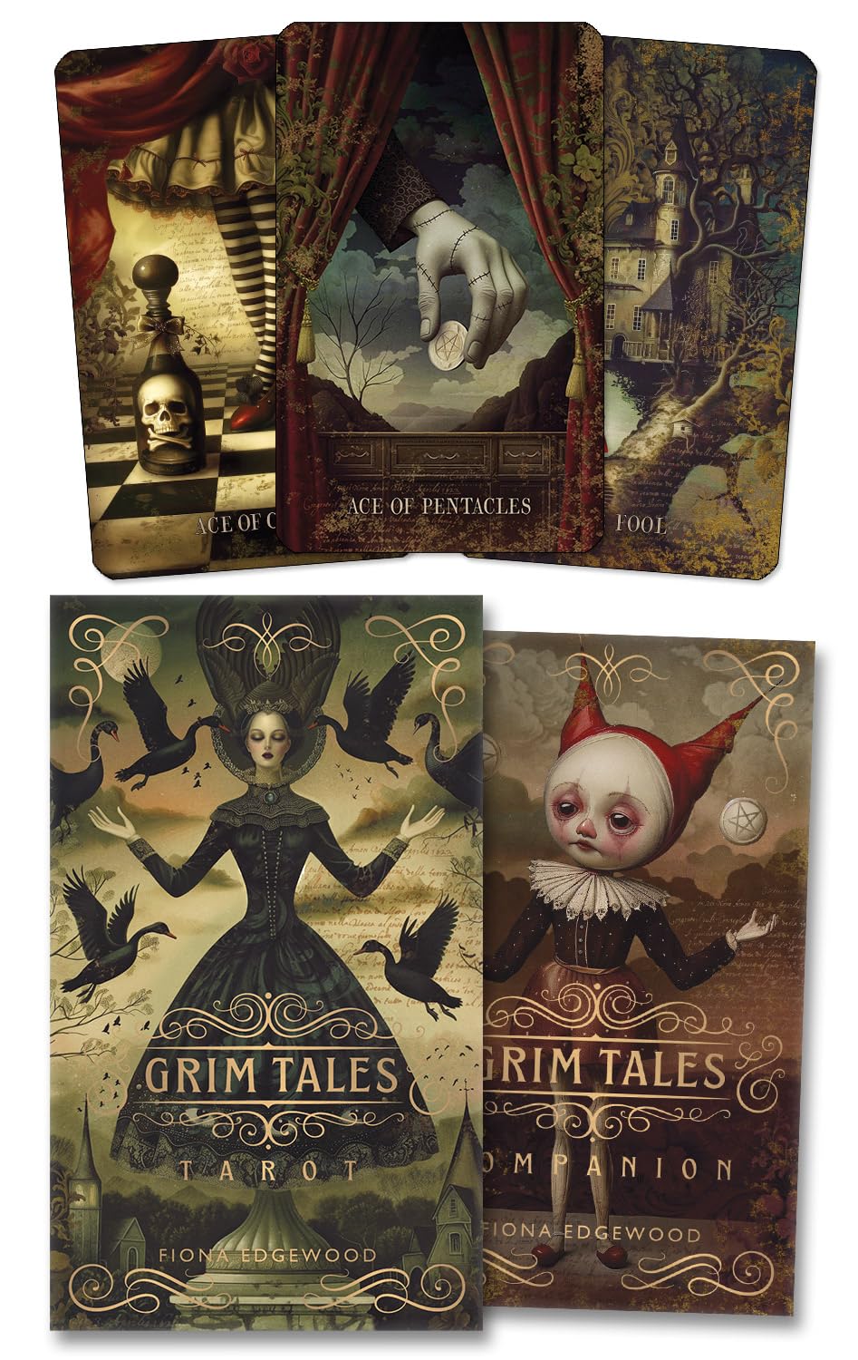 Grim Tales Tarot Deck & Guidebook