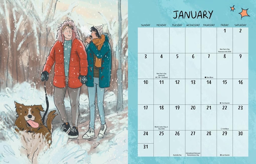 Alice Oseman - The Heartstopper 2027 Planner with Alice Oseman Art & Bonus Stickers