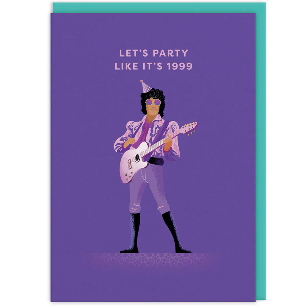 Prince Let's Party Like It's 1999 - Greetings Card