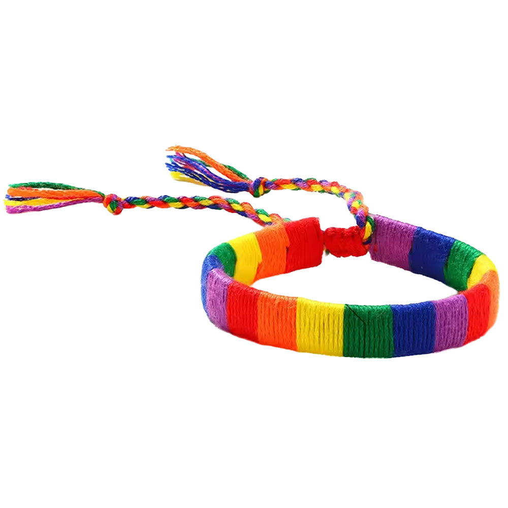 Gay Pride Rainbow Bendable Friendship Bracelet