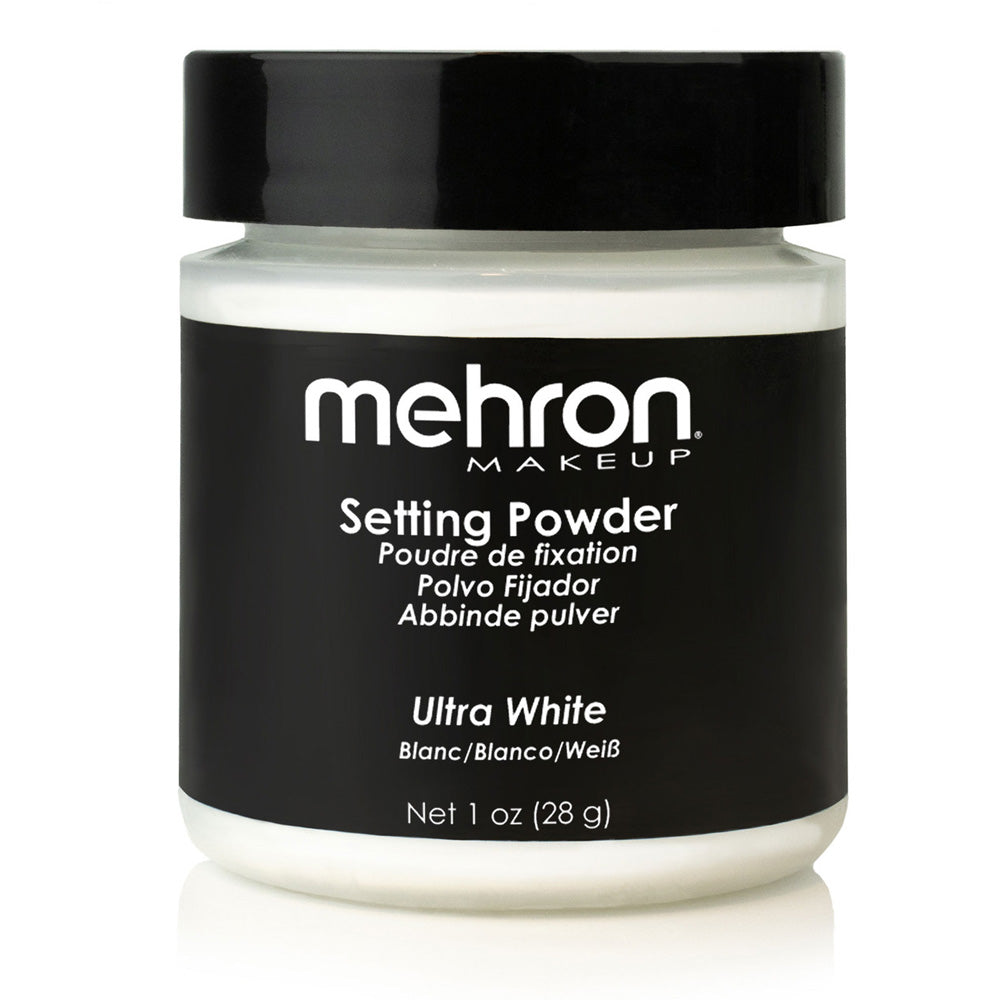 Mehron Setting Powder Ultrafine Shaker White 1oz