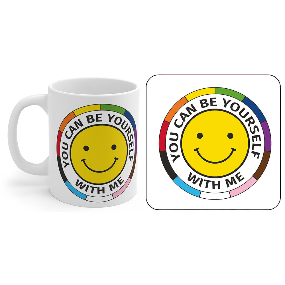 You Can Be Yourself With Me Mug