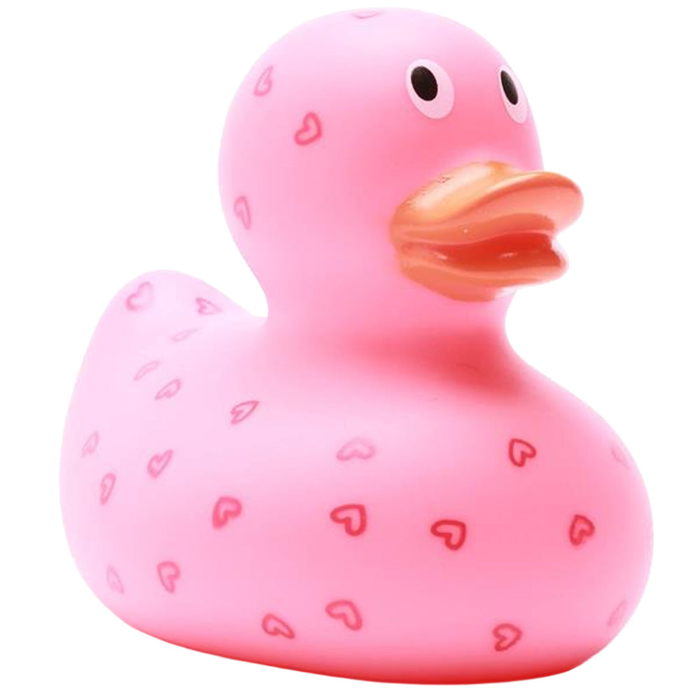 Rubber Duck - Pink Hearts Duck (Duckshop #10882)