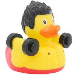 Image of Lilalu Rubber Duck - Bodybuilder Duck (#2098)