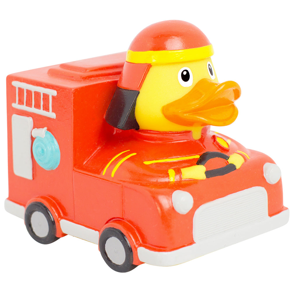 Lilalu Rubber Duck - Fire Car Duck (Lilalu #2254)