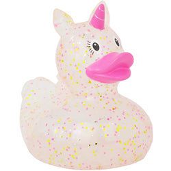 Image of Lilalu Rubber Duck - Glitter Unicorn Duck (#2328)