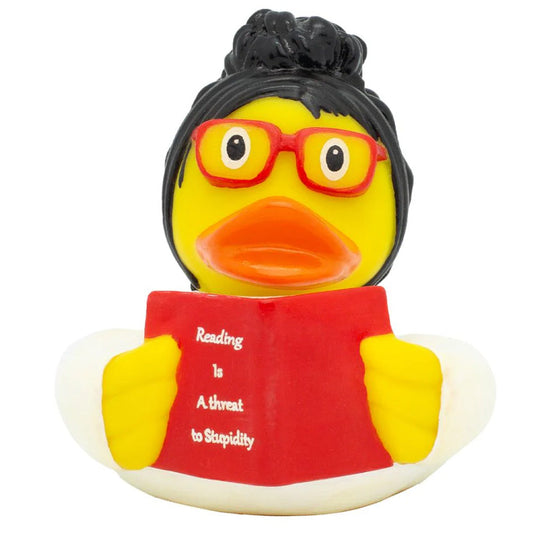 Lilalu Rubber Duck - Reader Duck (Lilalu #2419)