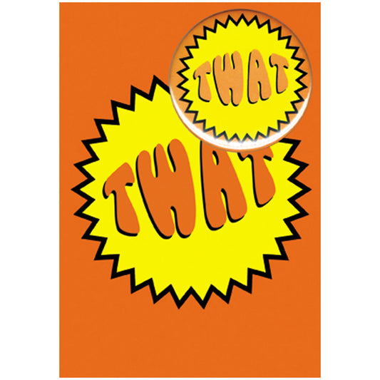 Big Badge Card - Tw*t Greetings Card