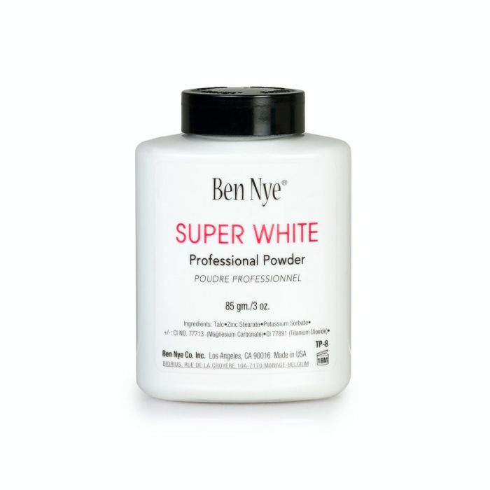 Ben Nye Classic Face Translucent Powder Super White 3oz Shaker