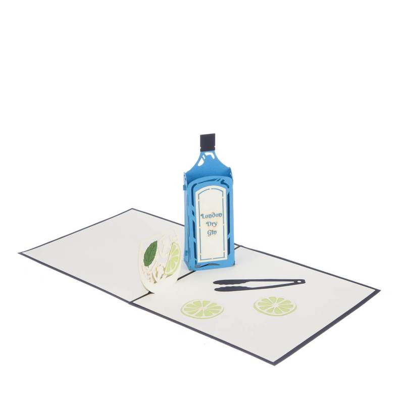 Gin Pop Up Card - Gay Greetings Card