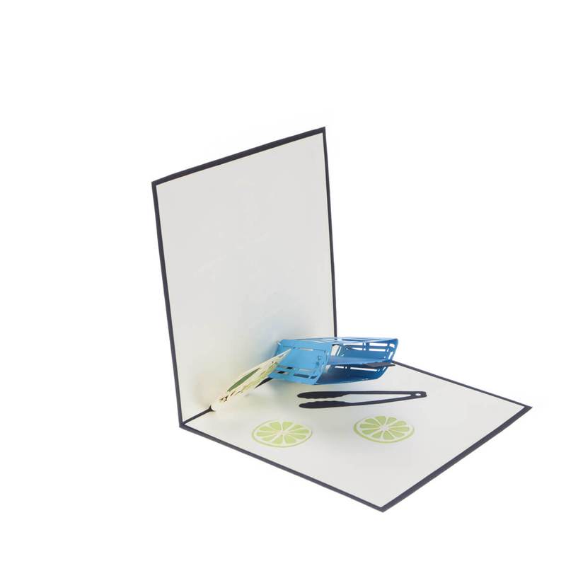 Gin Pop Up Card - Gay Greetings Card