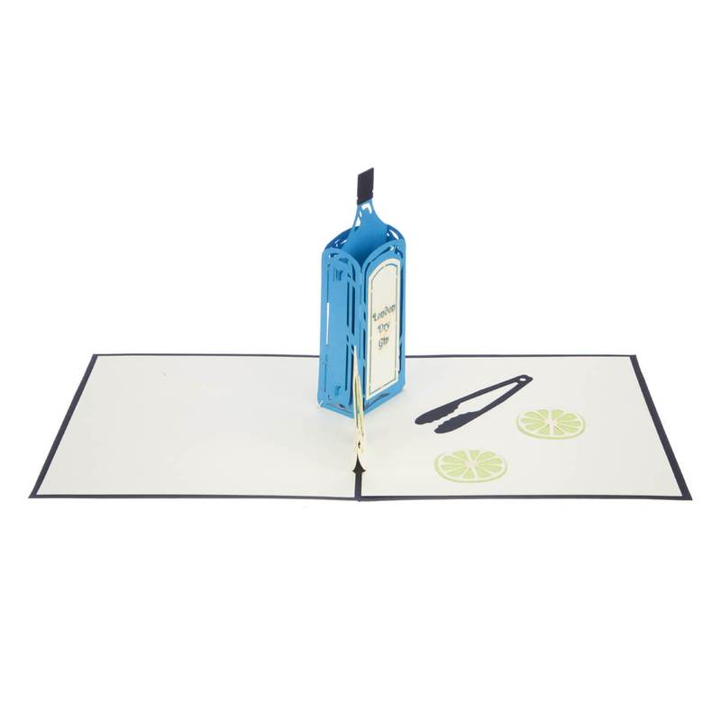 Gin Pop Up Card - Gay Greetings Card