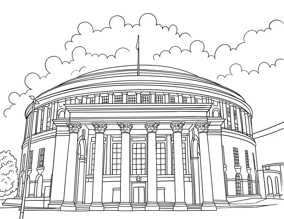 Colour In Manchester - Colouring Book