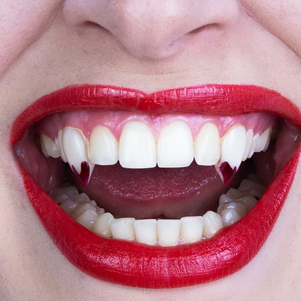 Scarecrow Small Blood Tipped Deluxe Fangs