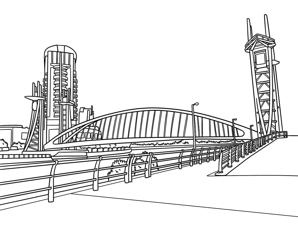 Colour In Salford - Colouring Book