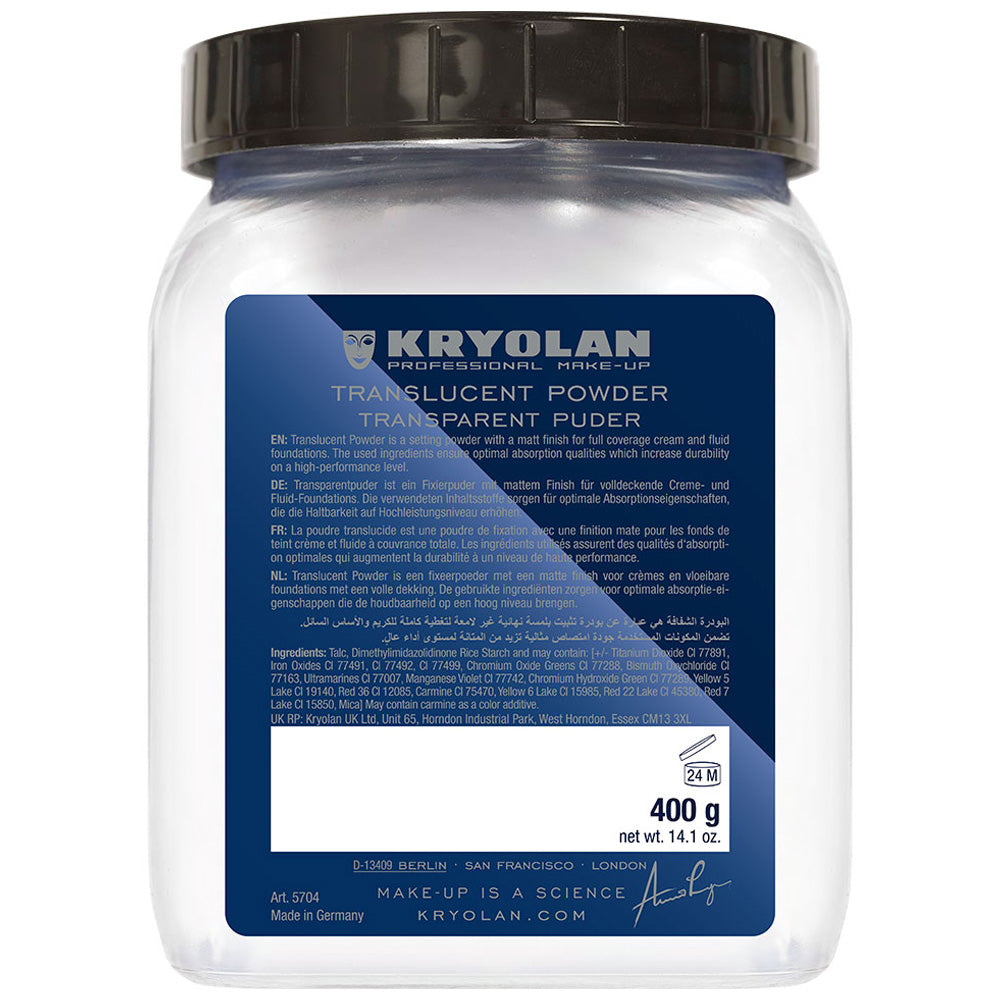 Kryolan Translucent Powder 400g TL1