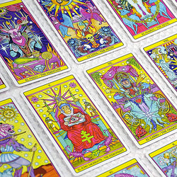Image of El Dios de Los Tres Tarot Cards