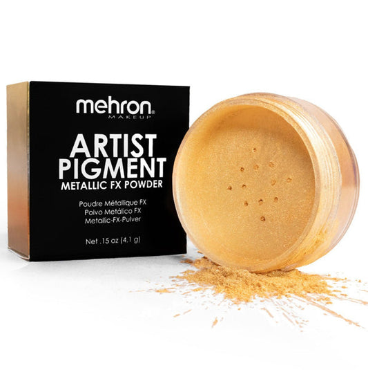 Mehron Artist Pigment Metallic FX - White Gold