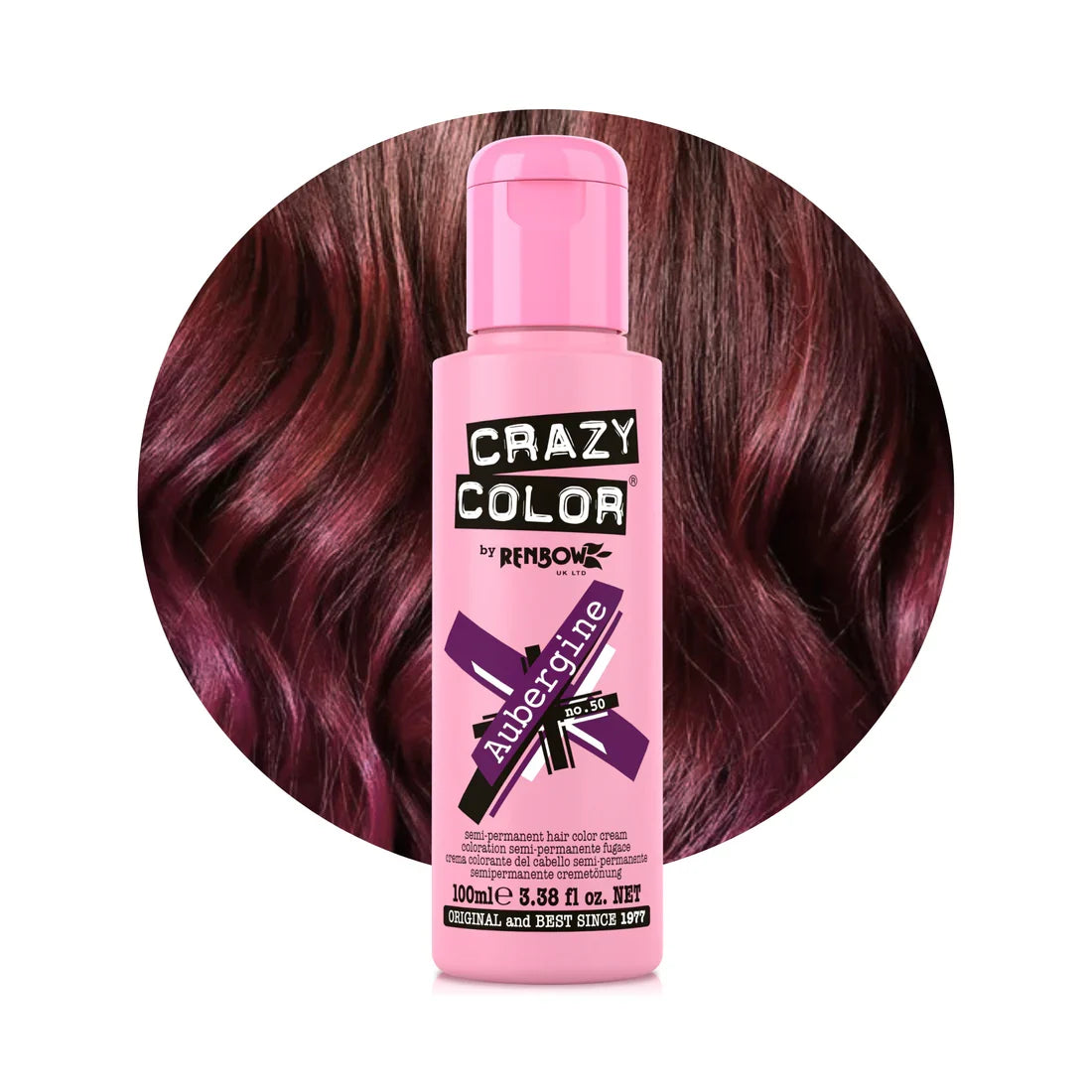 Crazy Color Hair Dye - Aubergine