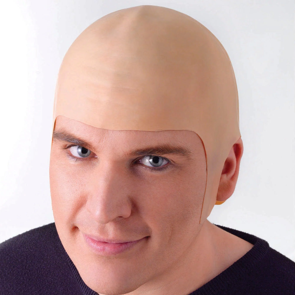 Adult Latex/Rubber Bald Head