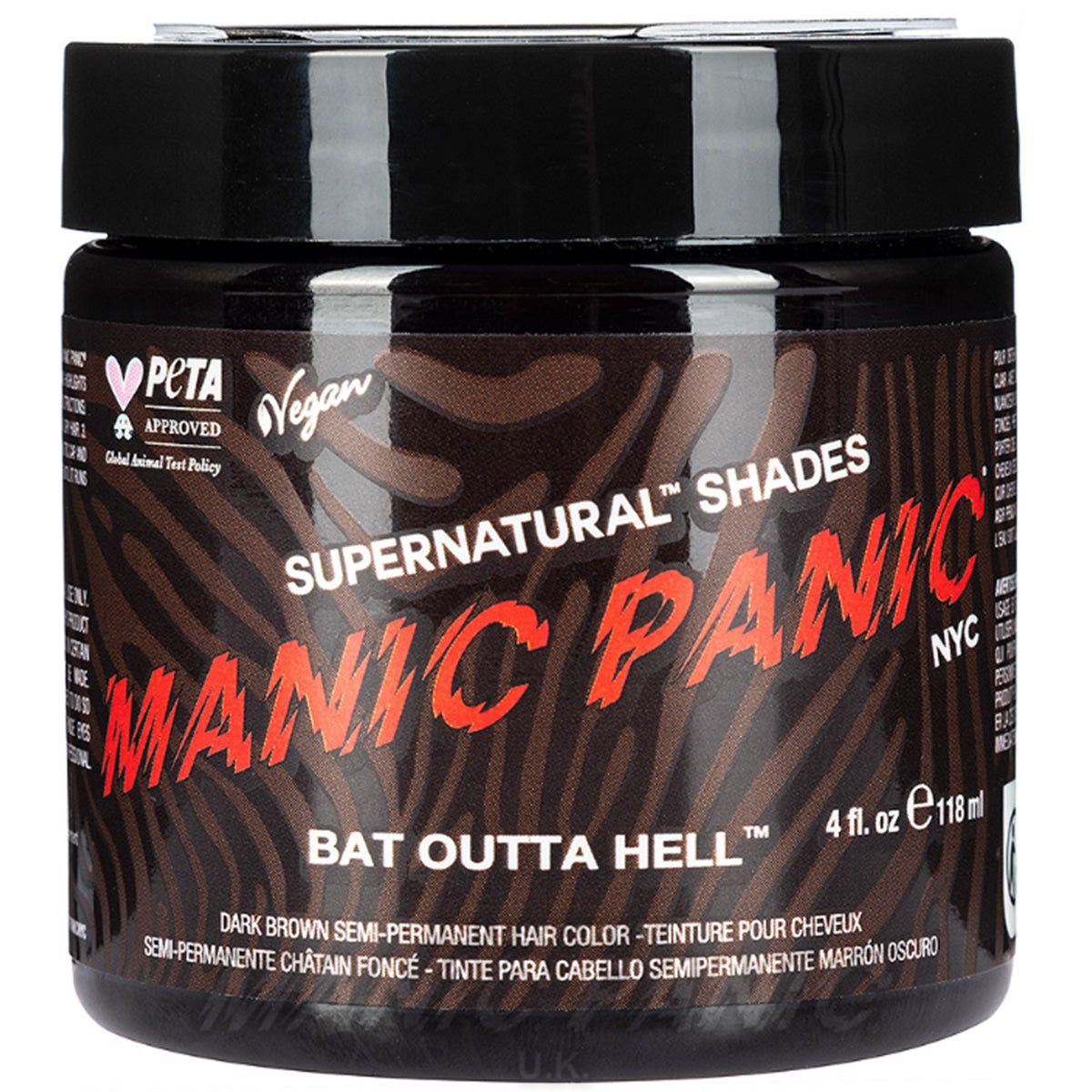 Manic Panic Hair Dye Classic Supernaturals High Voltage - Bat Outta Hell 118ml