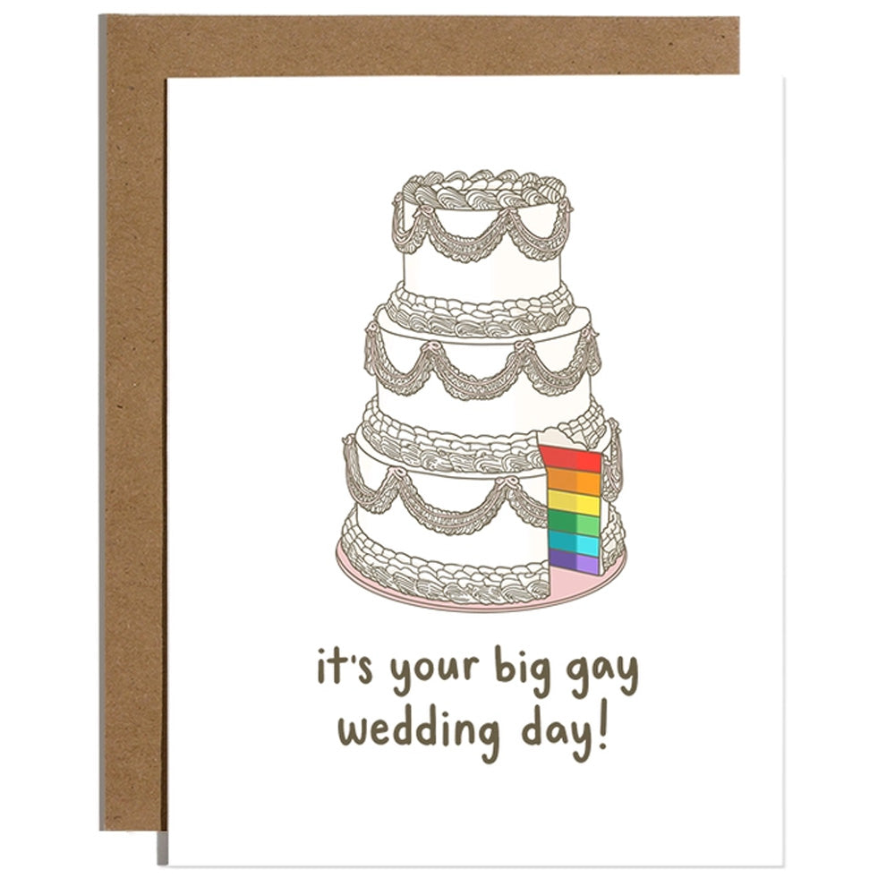 It's Your Big Gay Wedding Day - Wedding Card