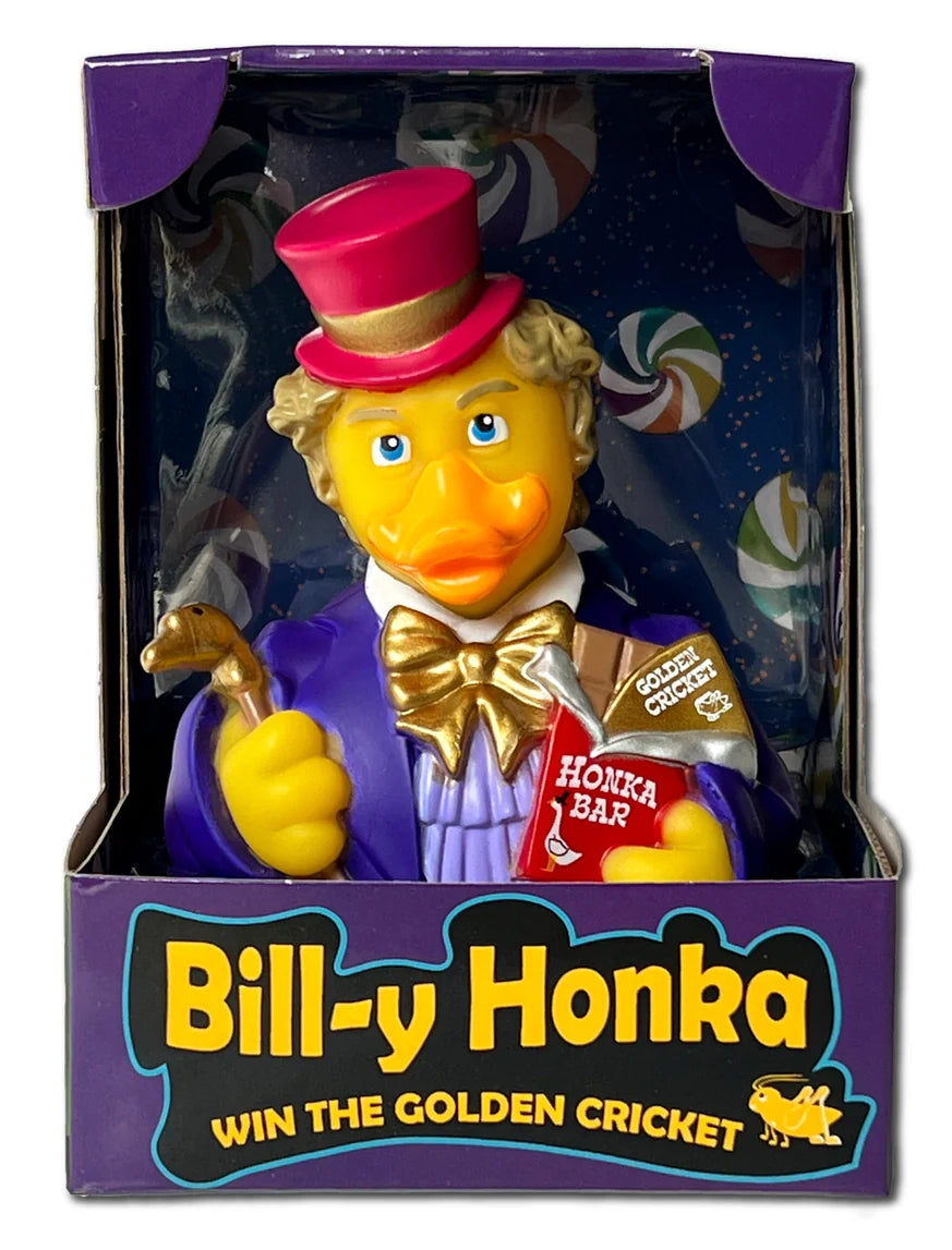 CelebriDucks - Bill-y Honka / Willy Wonka Boxed Rubber Duck