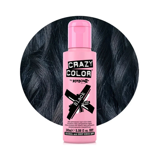 Crazy Color Hair Dye - Black