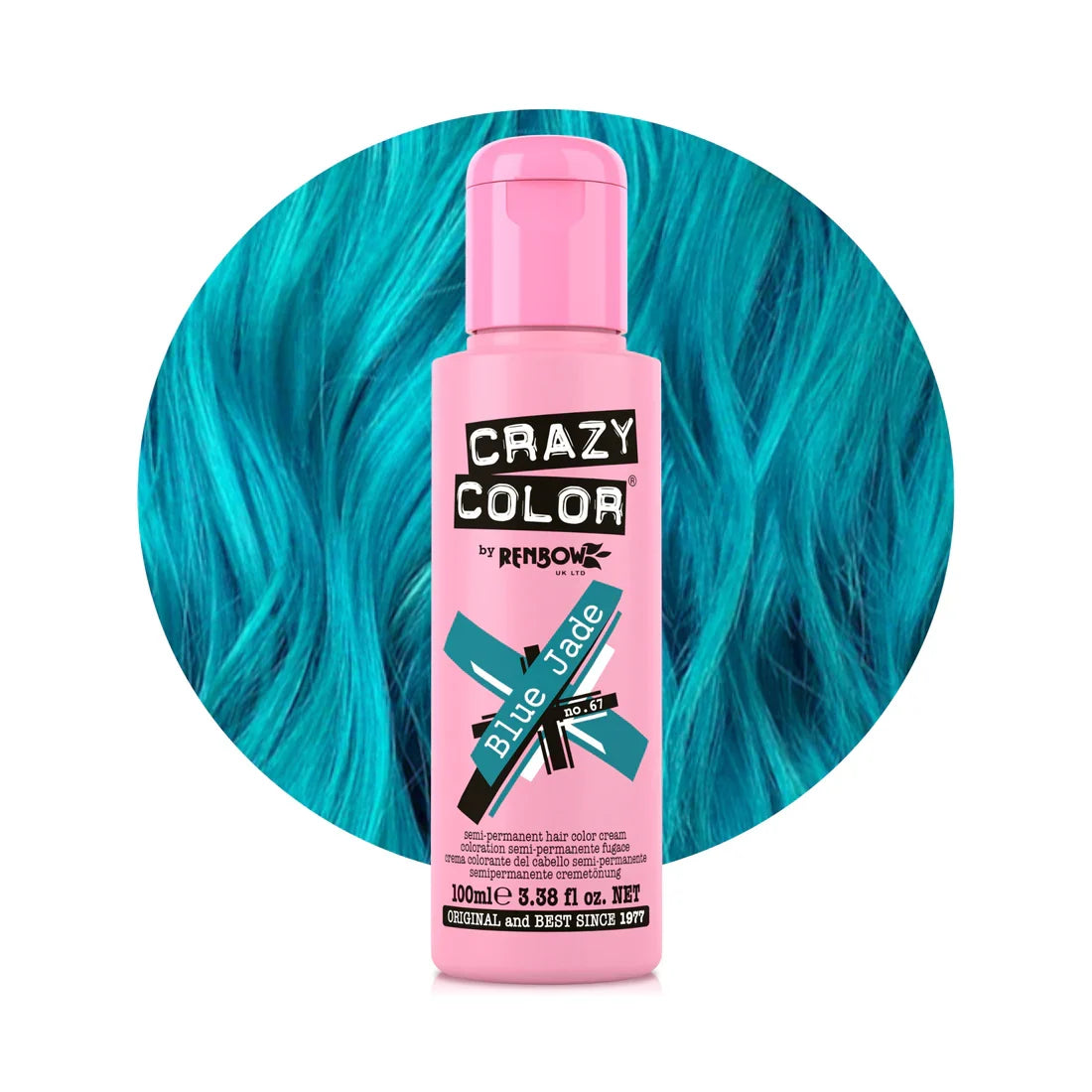 Crazy Color Hair Dye - Blue Jade