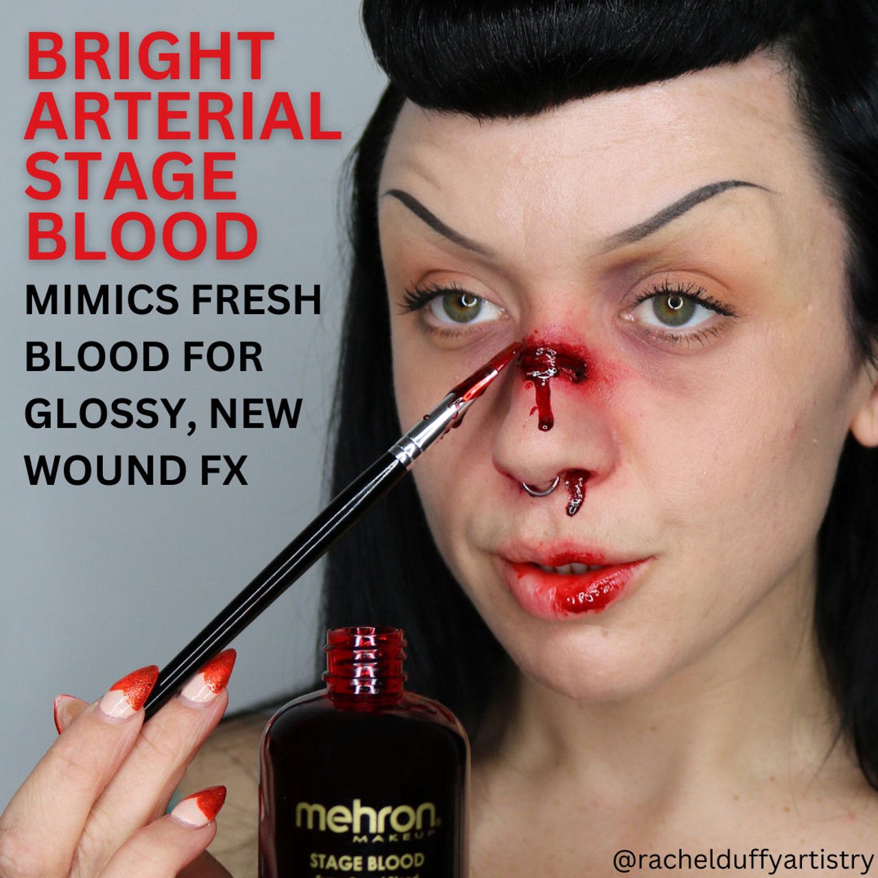 Mehron Stage Blood 4.5fl oz - Bright Arterial