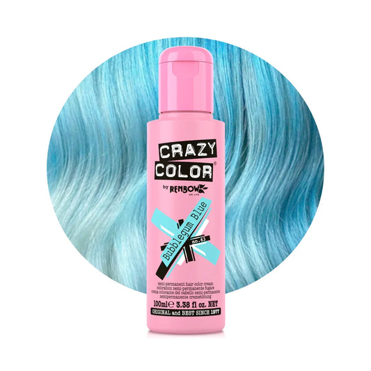 Crazy Color Hair Dye - Bubblegum Blue