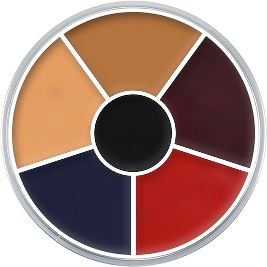 Kryolan Cream Colour Circle Wheel 30g - Burned Skin
