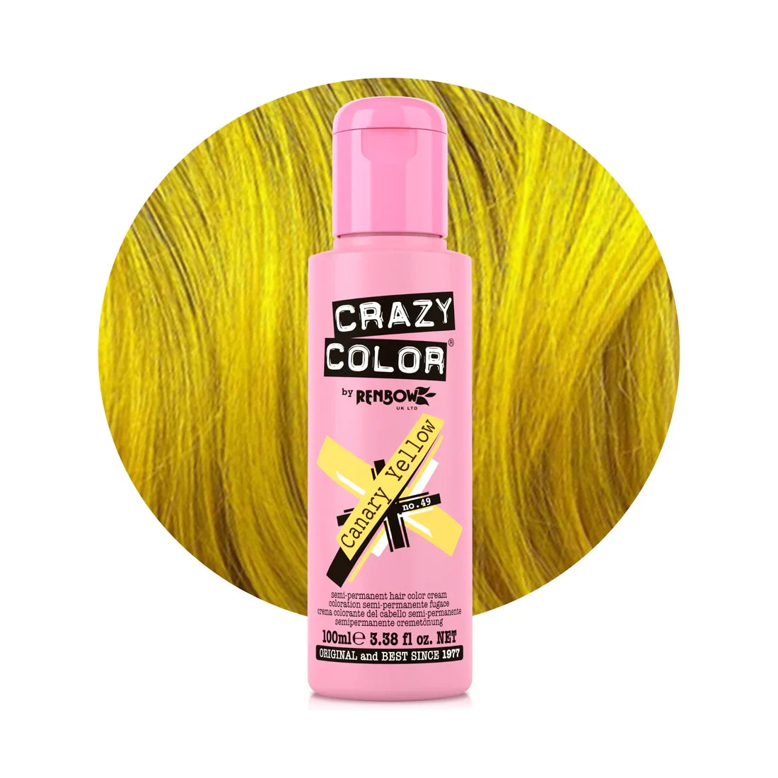 Crazy Color Hair Dye - Canary Yellow