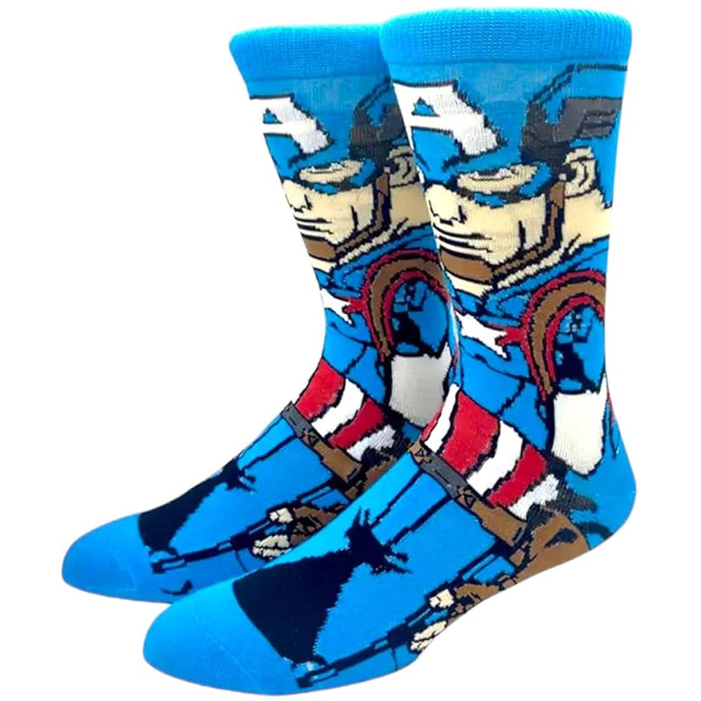 Pop Culture Socks - Captain America (One Size Gender Neutral)