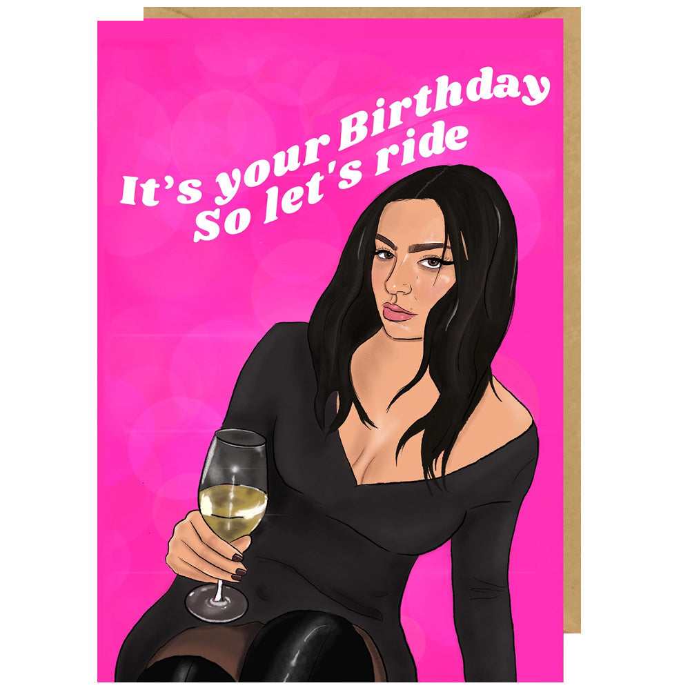 Charlie XCX - It's Your Birthday So Let's Ride Birthday Card