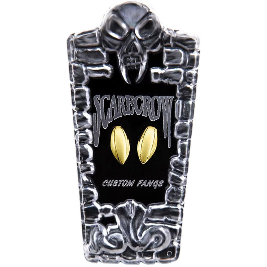 Scarecrow Classic Glam Metallic Fangs - Gold
