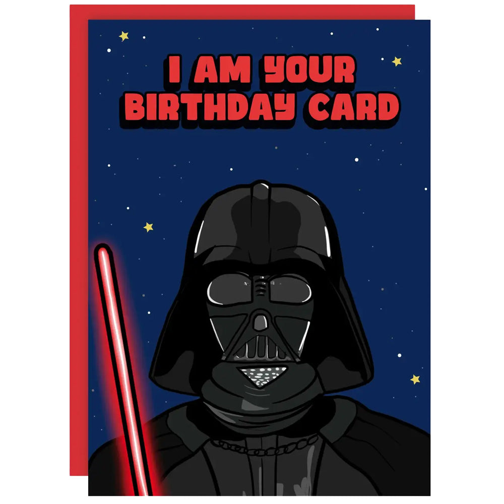 Darth Vader I Am Your Birthday Card - Birthday Card