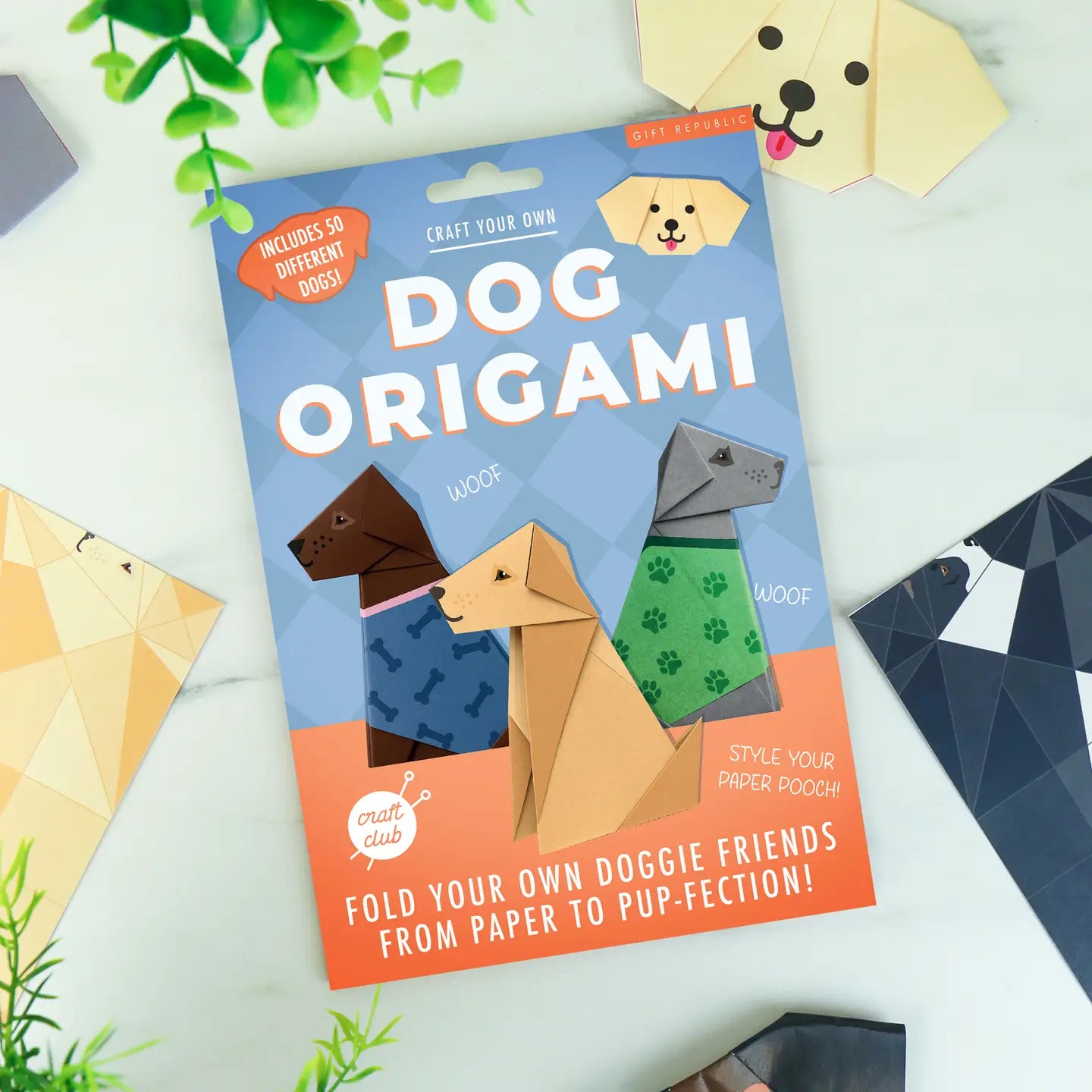 Dog Origami (Orange Pack)