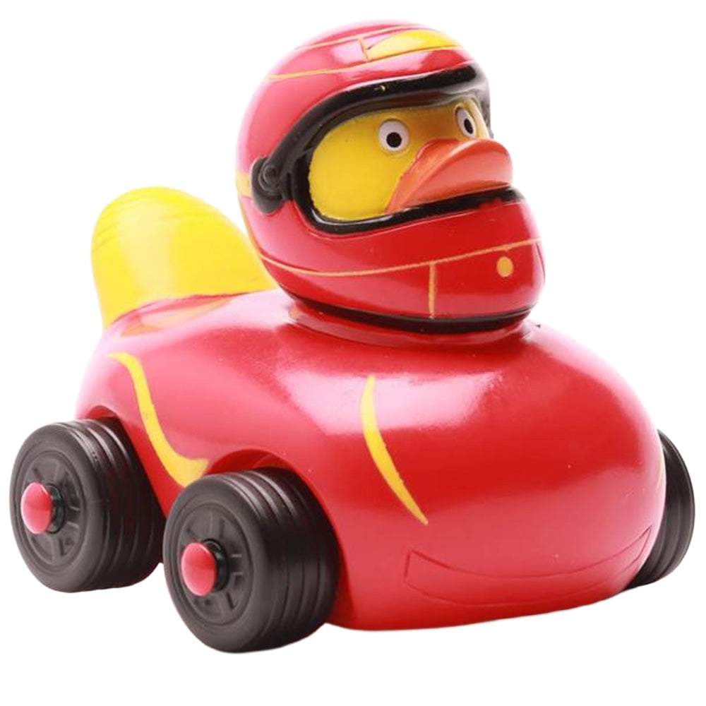 Rubber Duck - Duck On Wheels Red (Duckshop #11168)