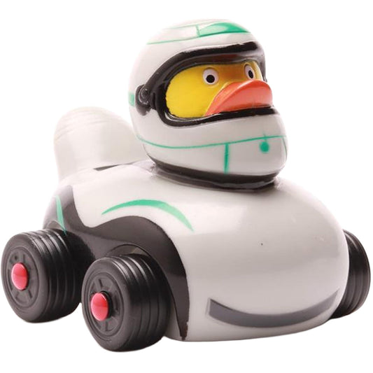 Rubber Duck - Duck On Wheels Silver (Duckshop #11171)