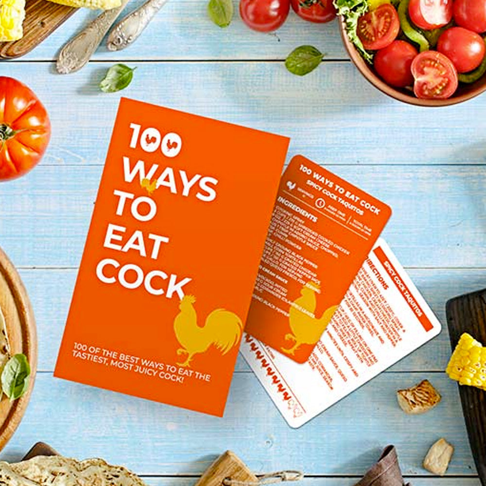 100 Ways to Eat Cock Cards